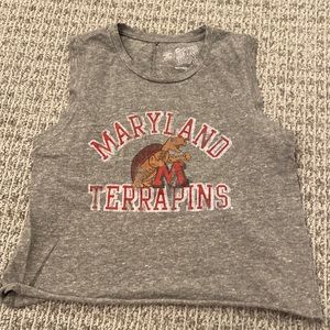 Retro Brand Maryland Terrapins Tank Top/Muscle Tee